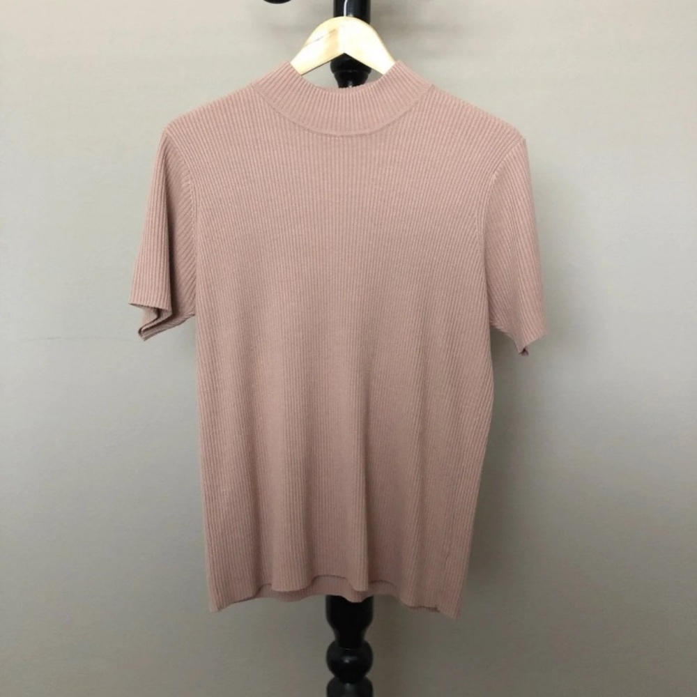 Rena Rowan Knit Mock Neck Top